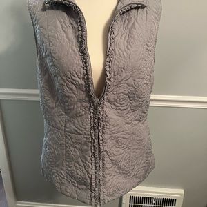 Dressbarn, gray color, size M, vest, excellent condition